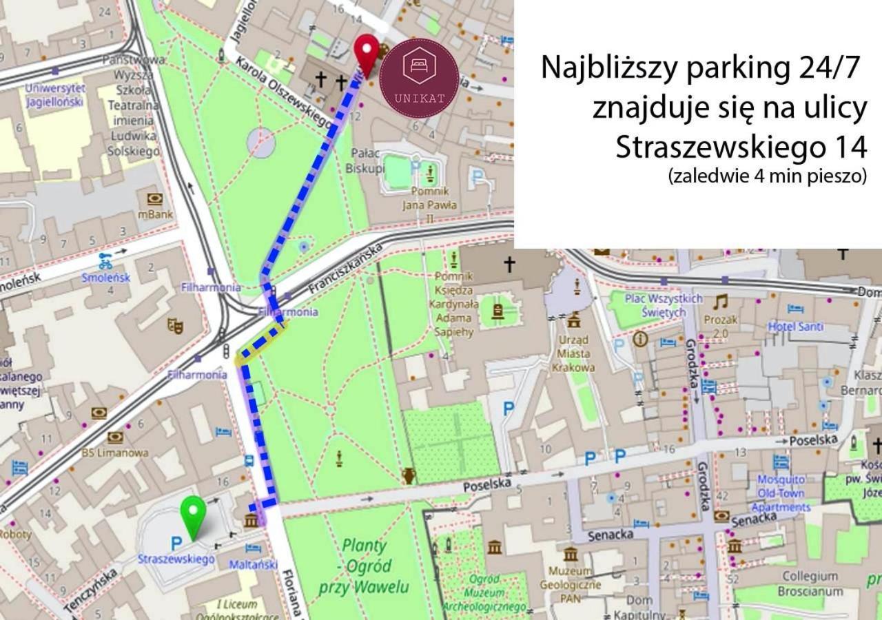 Pokoje Goscinne Unikat - Self Check In Краків Екстер'єр фото